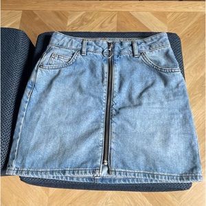 Top shop denim mini skirt